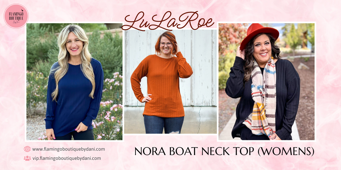 LuLaRoe Nora Boat Neck Top (Womens)