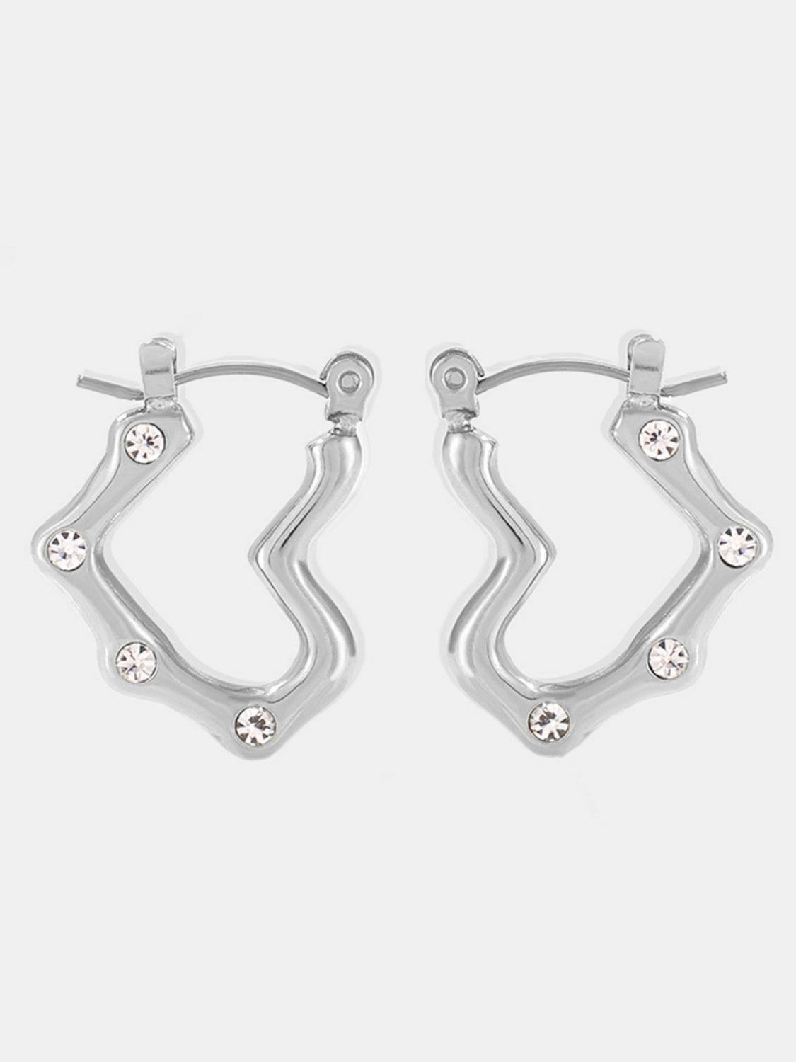 Stainless Steel Heart Earrings