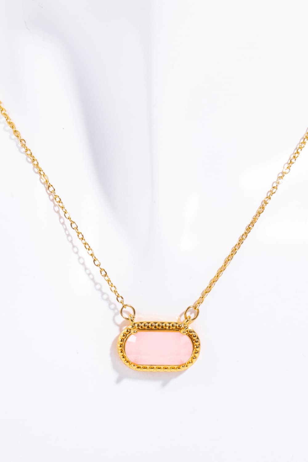 Copper 14K Gold Plated Pendant Necklace